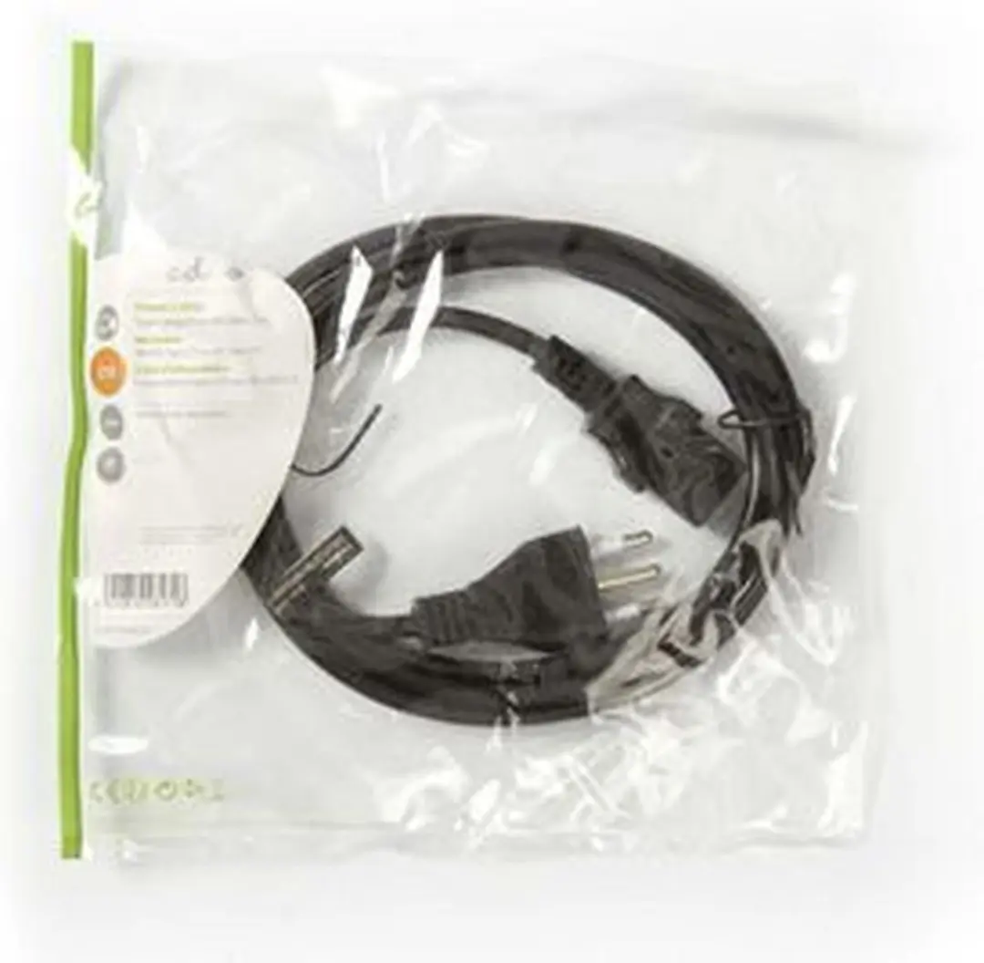 Nedis Stroomkabel IEC-320-C13 Italië Male - 2.00m - Zwart