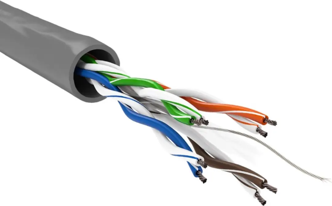 Goobay UTP Kabel Cat6 Haspel 100m - Grijs