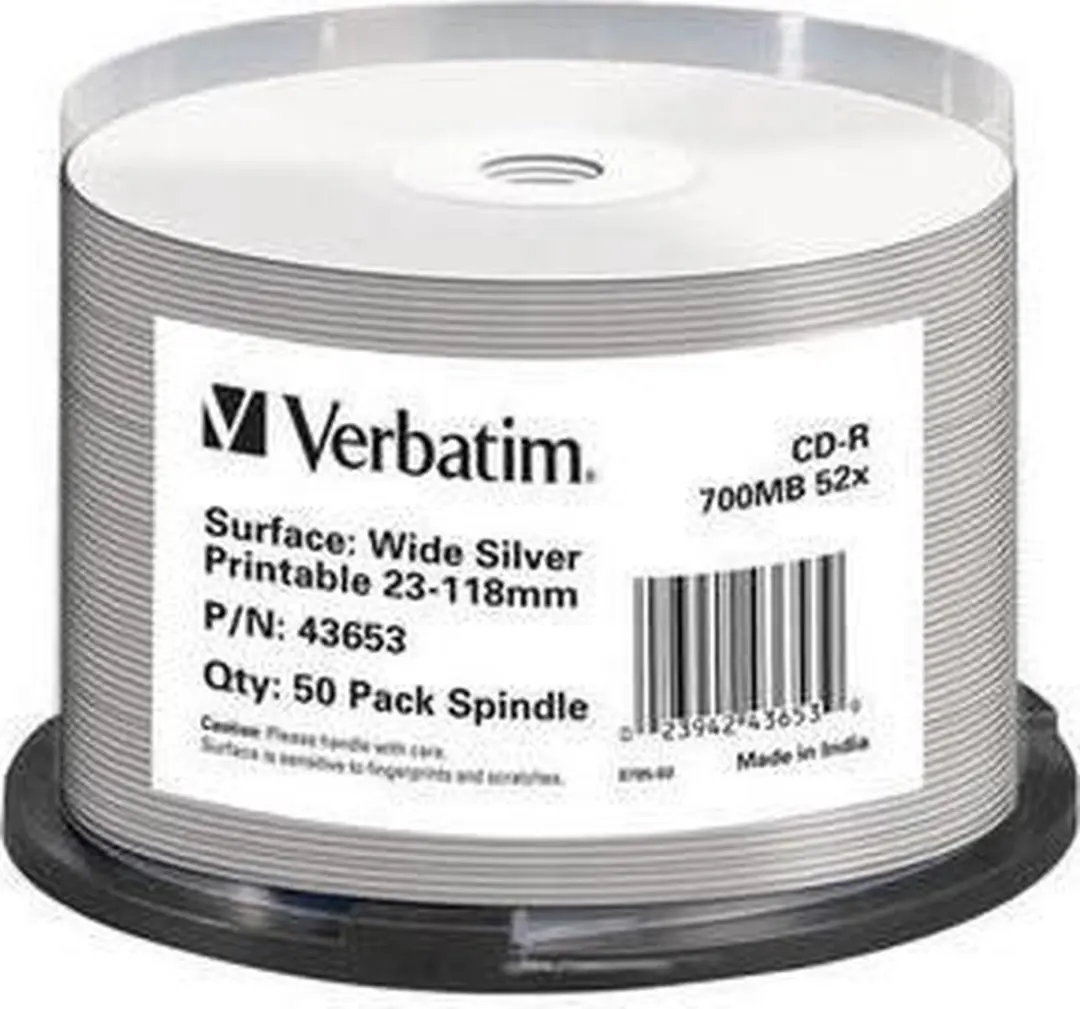 Verbatim CD-R AZO 700MB 52X - 50 Stuks