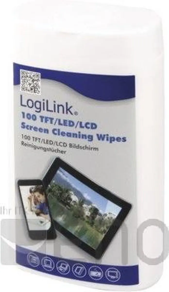 Logilink RP0010 Schoonmaakdoekjes Scherm - 100 Stuks