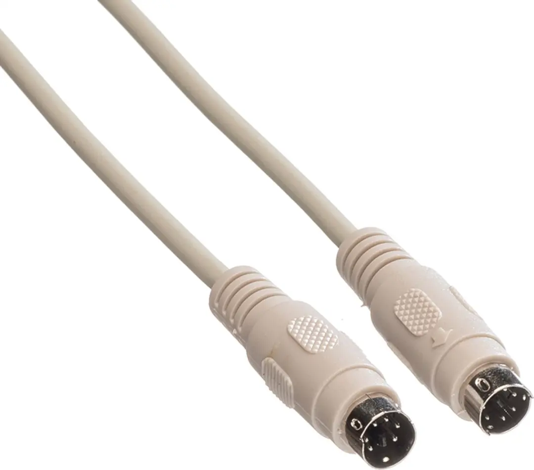 Roline PS/2 Kabel M/M 6m - Grijs