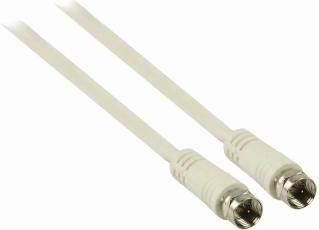Nedis F-Male Antennekabel 75 Ohm - 2.00m - Wit