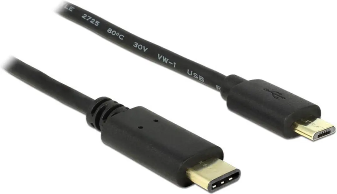 Delock 83334 USB-kabel USB 2.0 USB-micro-B naar USB-C