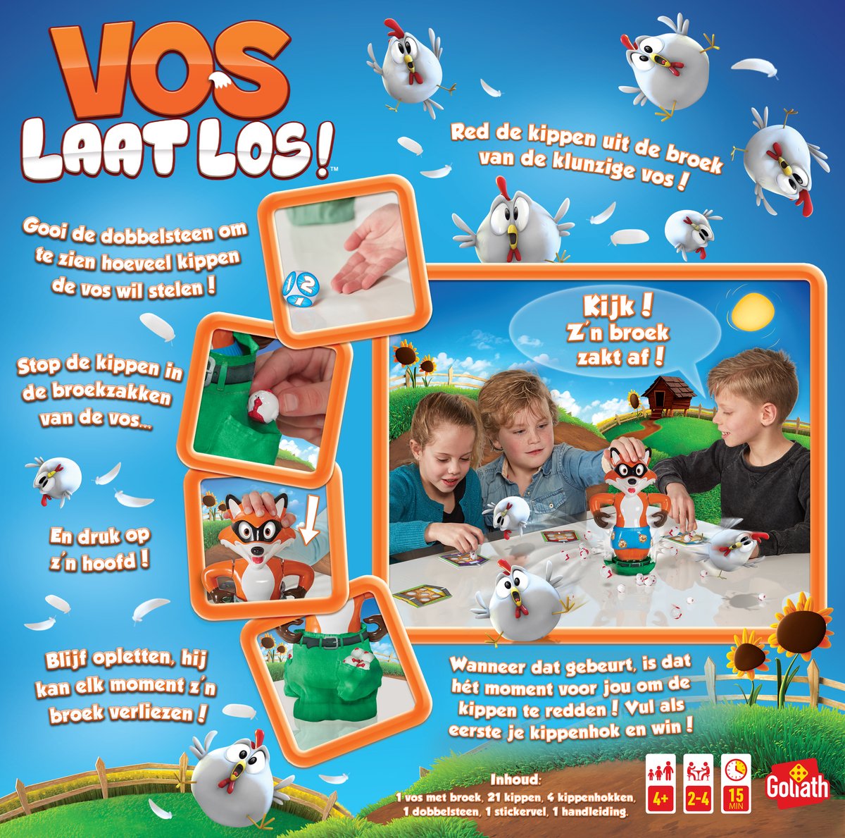 Goliath Vos Laat Los (NL) - Actiespel - Kinderspel