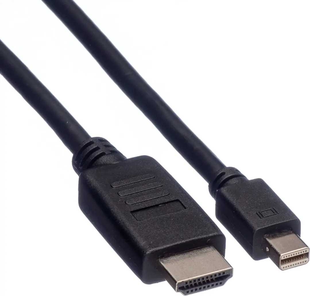 Roline Mini DisplayPort HDMI Kabel M/M - 4,5m - Zwart