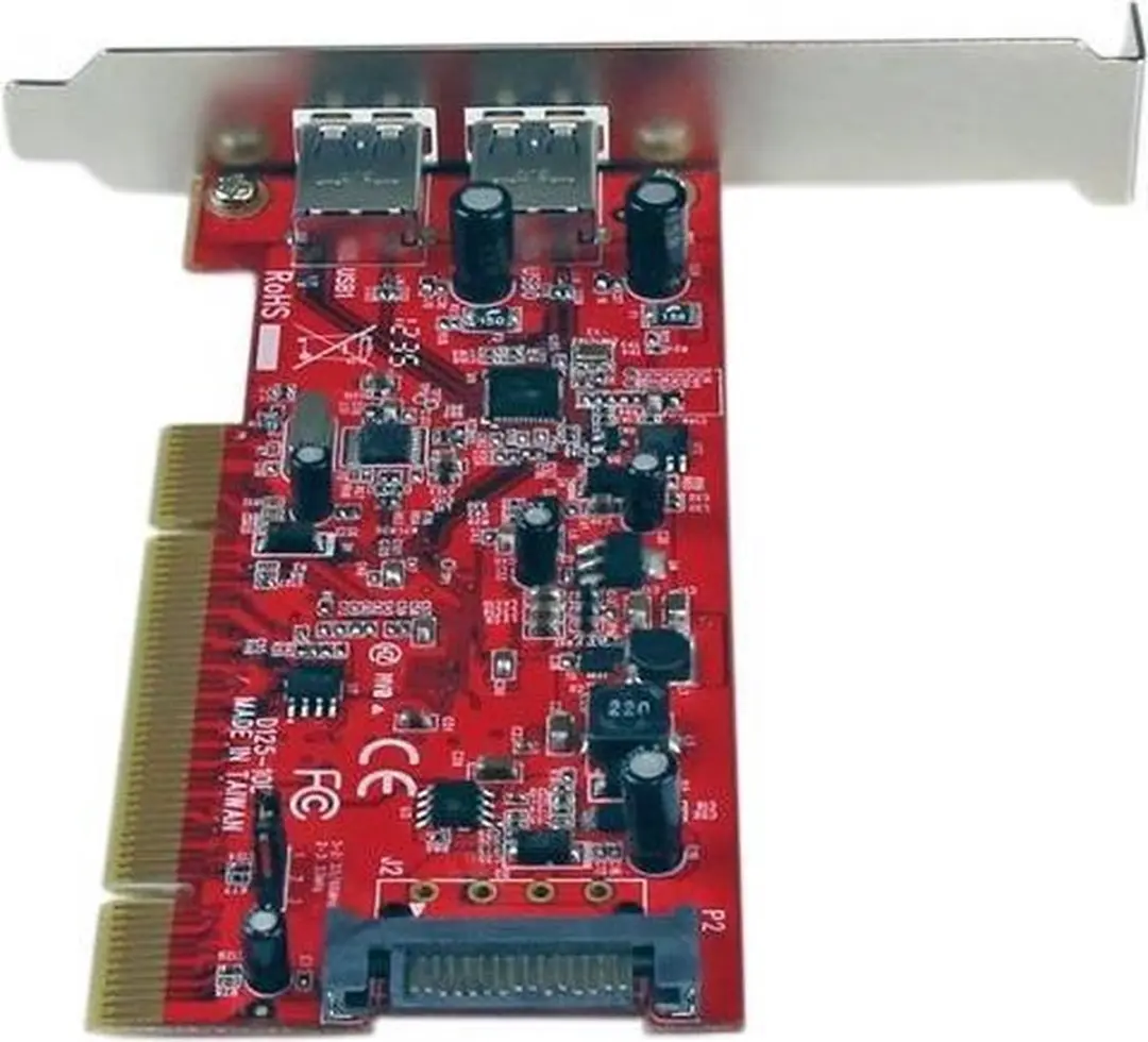 Startech PCIUSB3S22 USB 3.0 PCI-kaart - 2 Poorten - Zilver