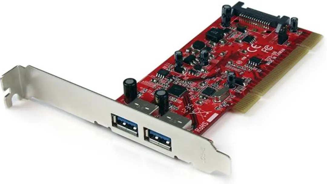 2 Port PCI USB 3.0 Card w/ SATA Power