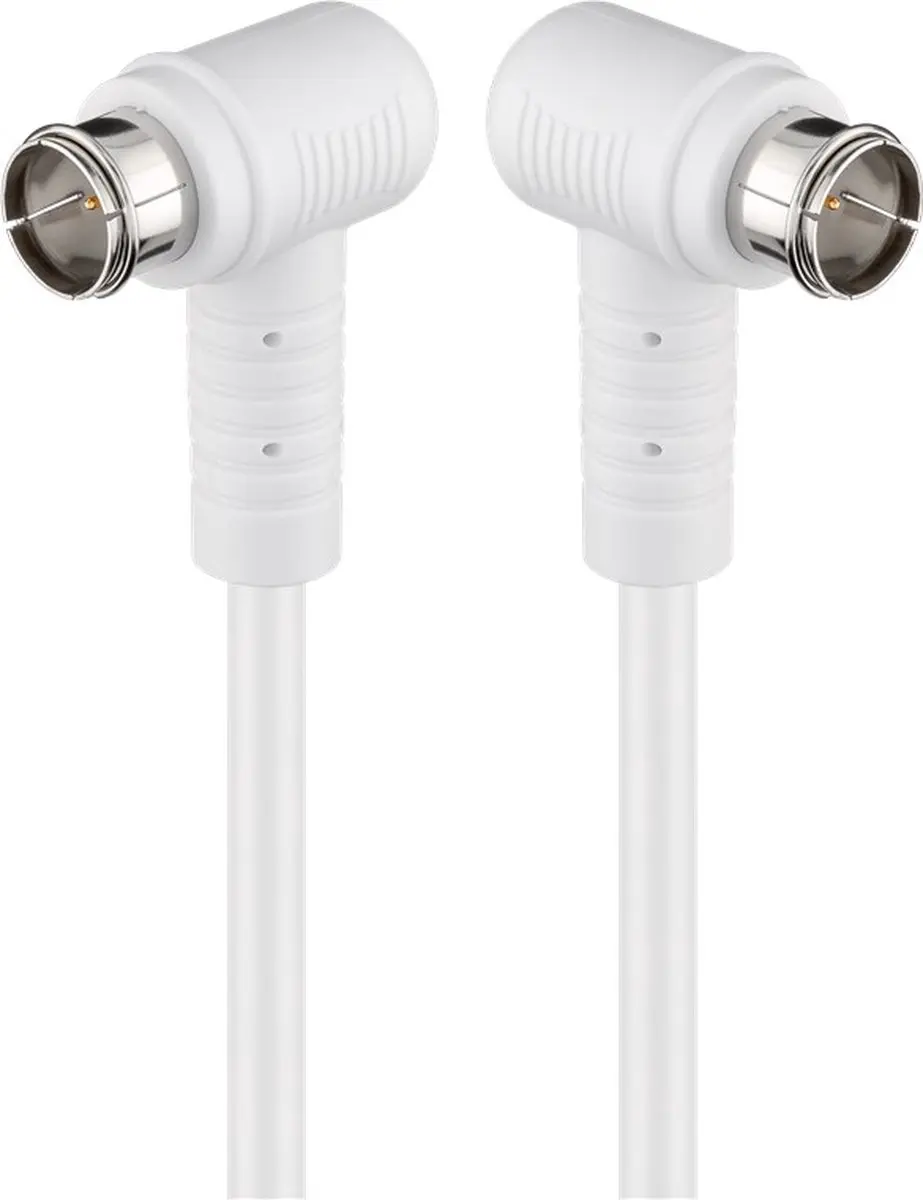 Goobay F-quick (m) Coaxkabel Haaks - 1,5m - 10 Stuks