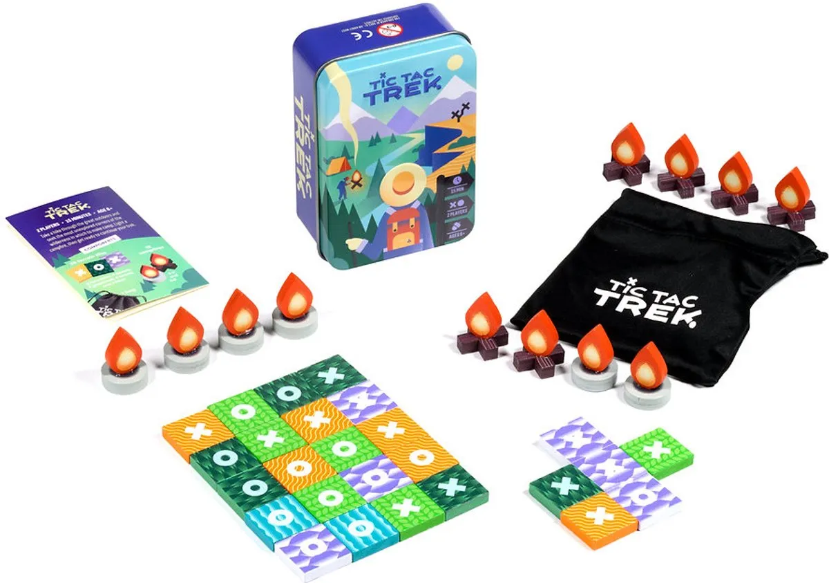 Asmodee Tic Tac Trek ACG091NL Tactisch Gezelschapsspel - 2 Spelers
