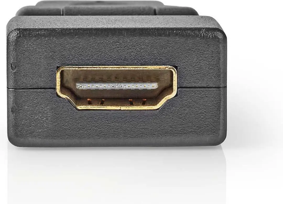 Nedis HDMI Connector CVGP34905BK - Verguld - Zwenkbaar
