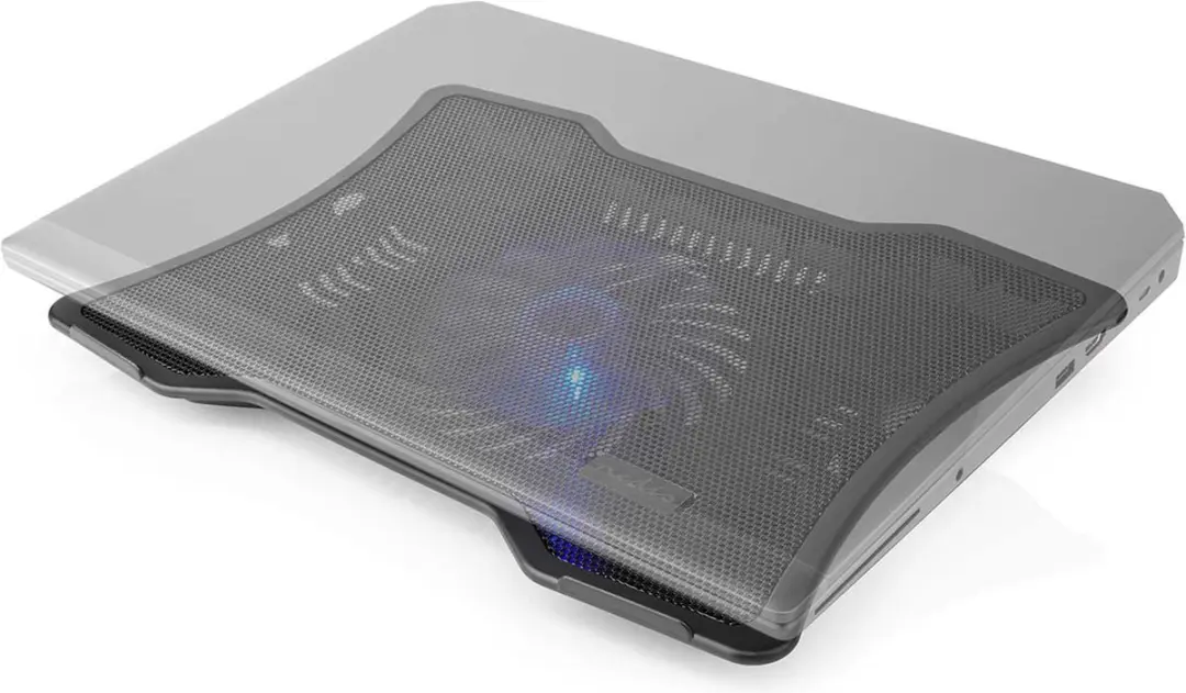 Nedis NBCR101BK Notebookstandaard 17" - USB Gevoed - 1 Ventilator - Zwart