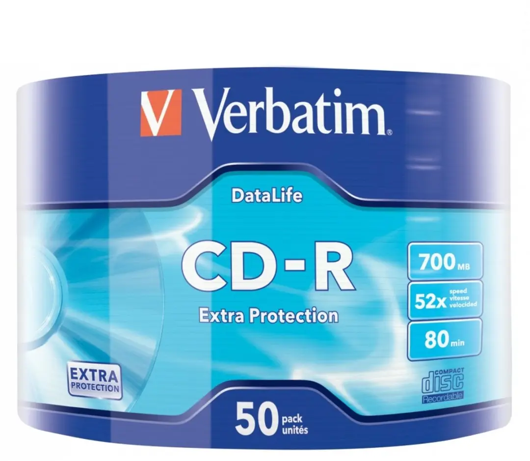Verbatim 43351 CD-R 700MB - 50 Stuks