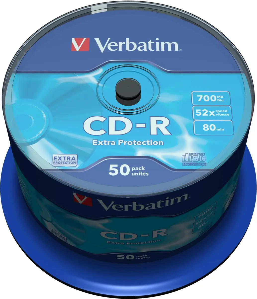 Verbatim 43351 CD-R 700MB - 50 Stuks