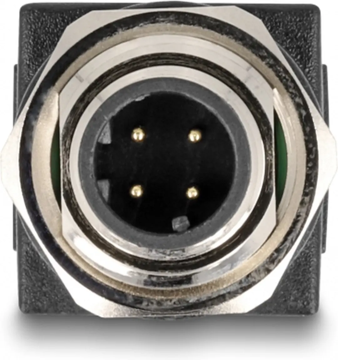 Delock M12 4-pins D-gecodeerd Industriële Netwerkadapter CAT5e - Zwart