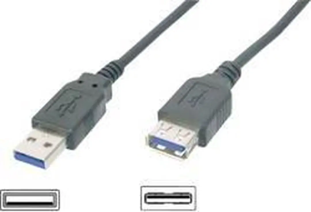Digitus AK-300203-030-S USB-kabel USB-A 3.0 3m - Zwart