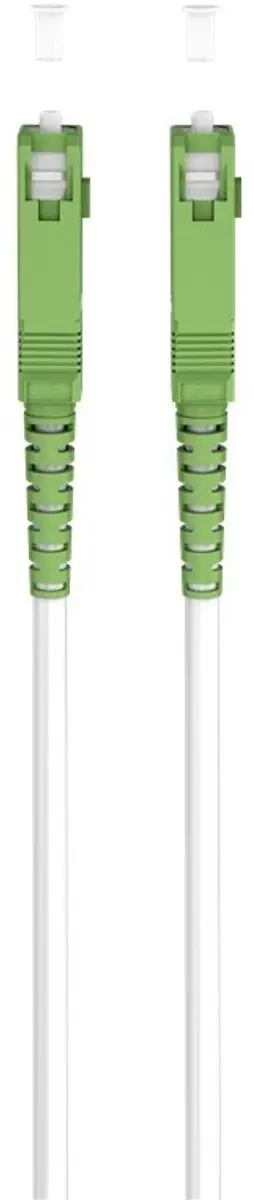 Goobay SC/APC Simplex FTTH Kabel OS2 - 20m Wit
