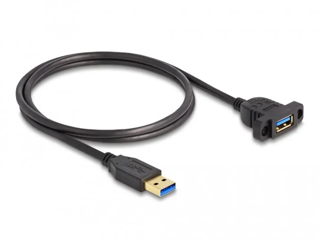 Delock USB 3.2 Gen 1 Type-A Kabel 1m - Zwart