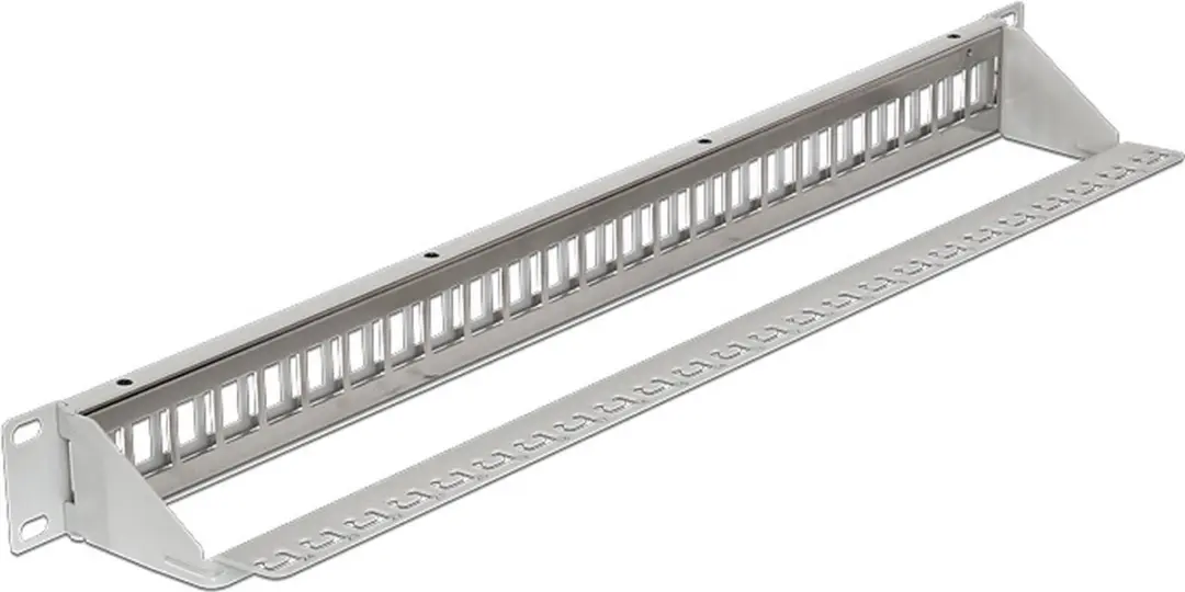Delock 19" Patch Panel 1U - 24 Keystone Modules - Grijs