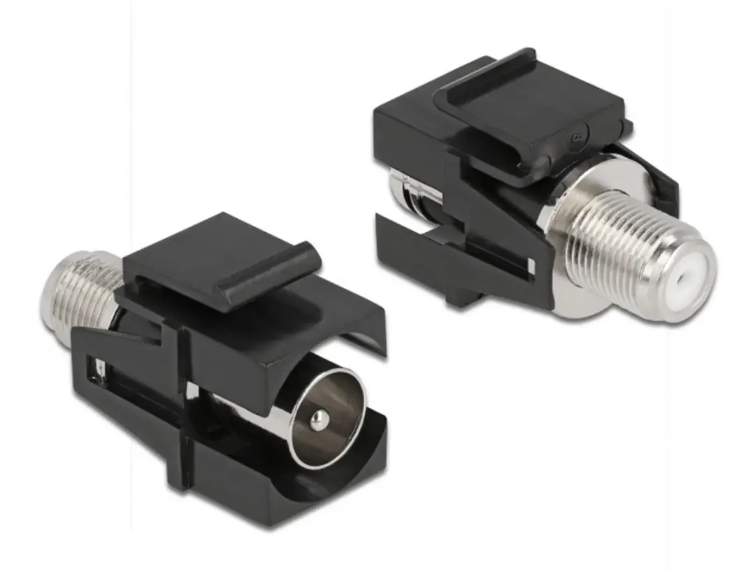 Delock Keystone Module IEC Mannelijk naar F Vrouwelijk