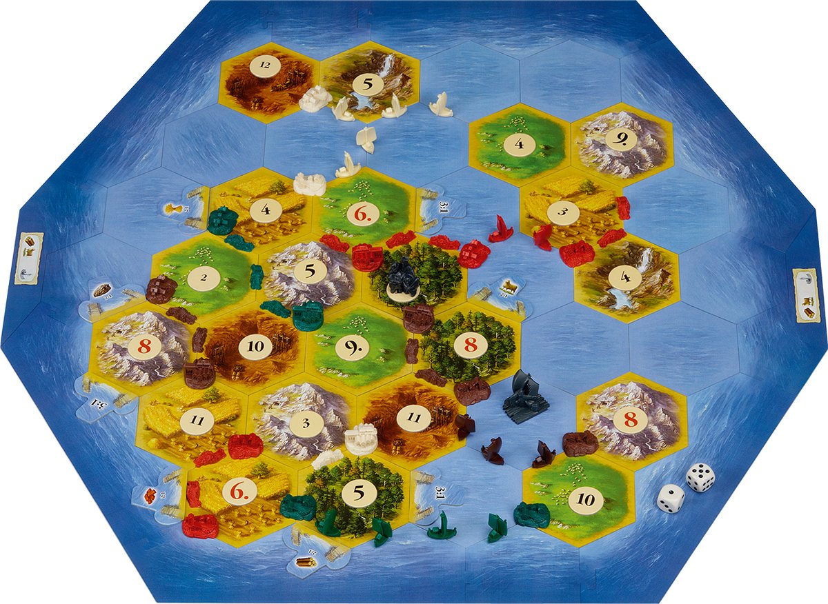 999 Games - Catan Zeevaarders Uitbreiding met Extra Zeevaarders 5/6 Uitbreiding - Bordspel