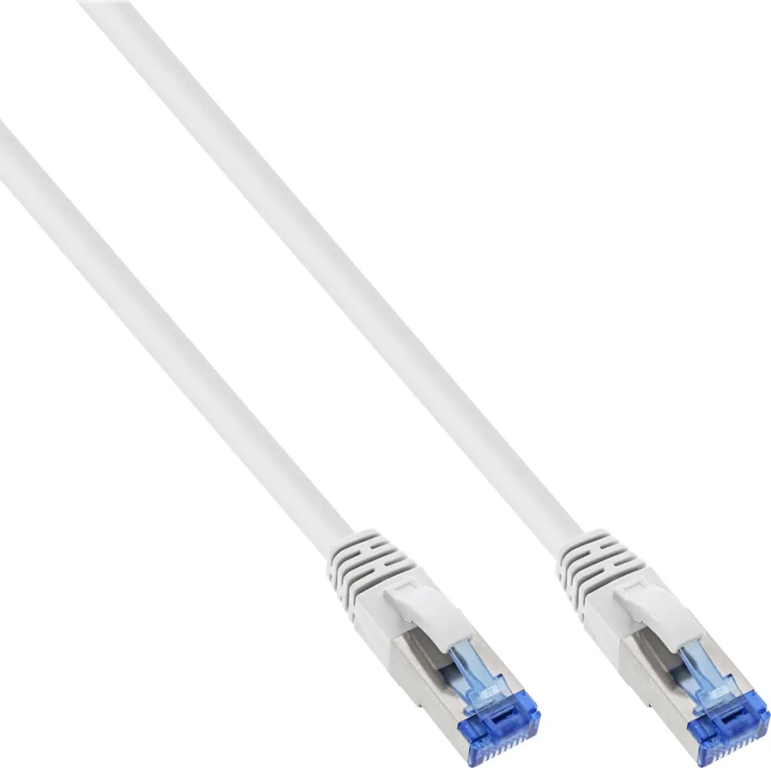 InLine Patchkabel S/FTP Cat.6A 0,3m Wit