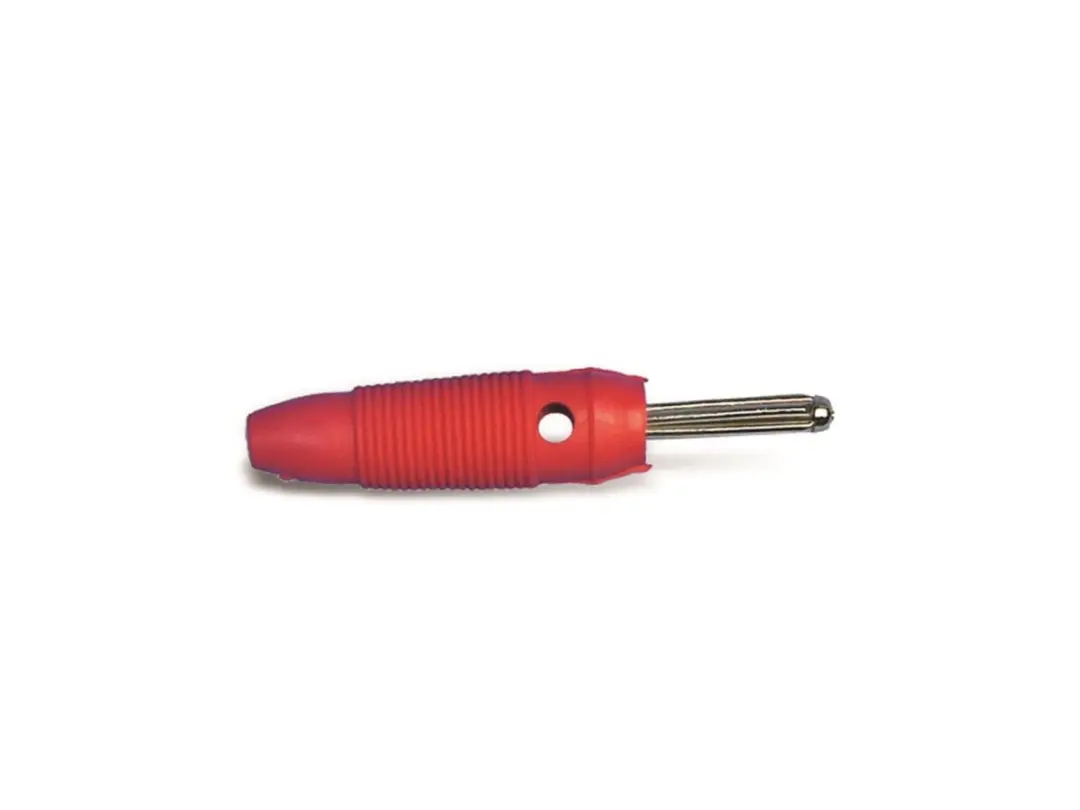 Goobay Rood Rubberen Stapelbare Bananenplug 4mm