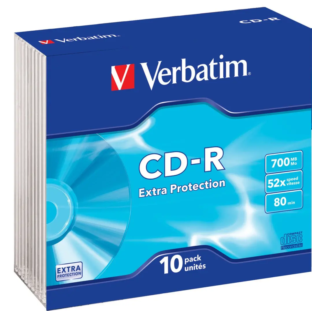 Verbatim 43437 CD-R Schijven - 700MB - 52 Stuks