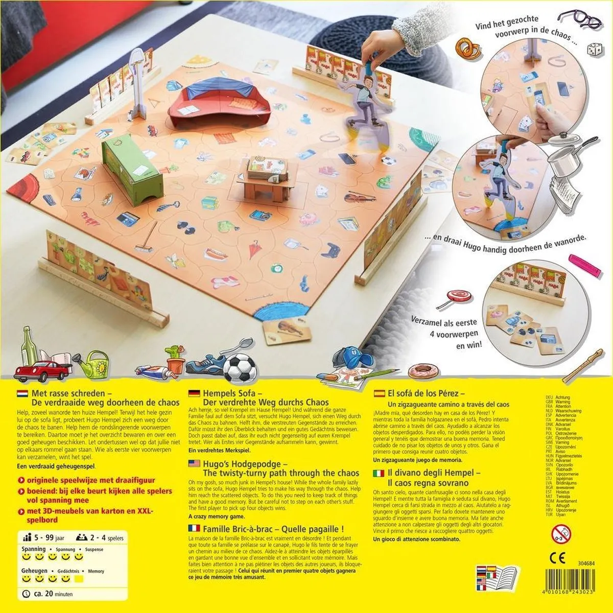Haba Haba Spel Met Rasse Schreden - 2-4 Spelers