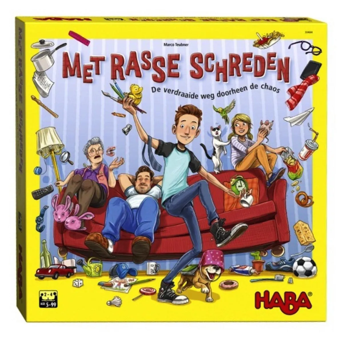 Haba Haba Spel Met Rasse Schreden - 2-4 Spelers - afbeelding 6 van 6