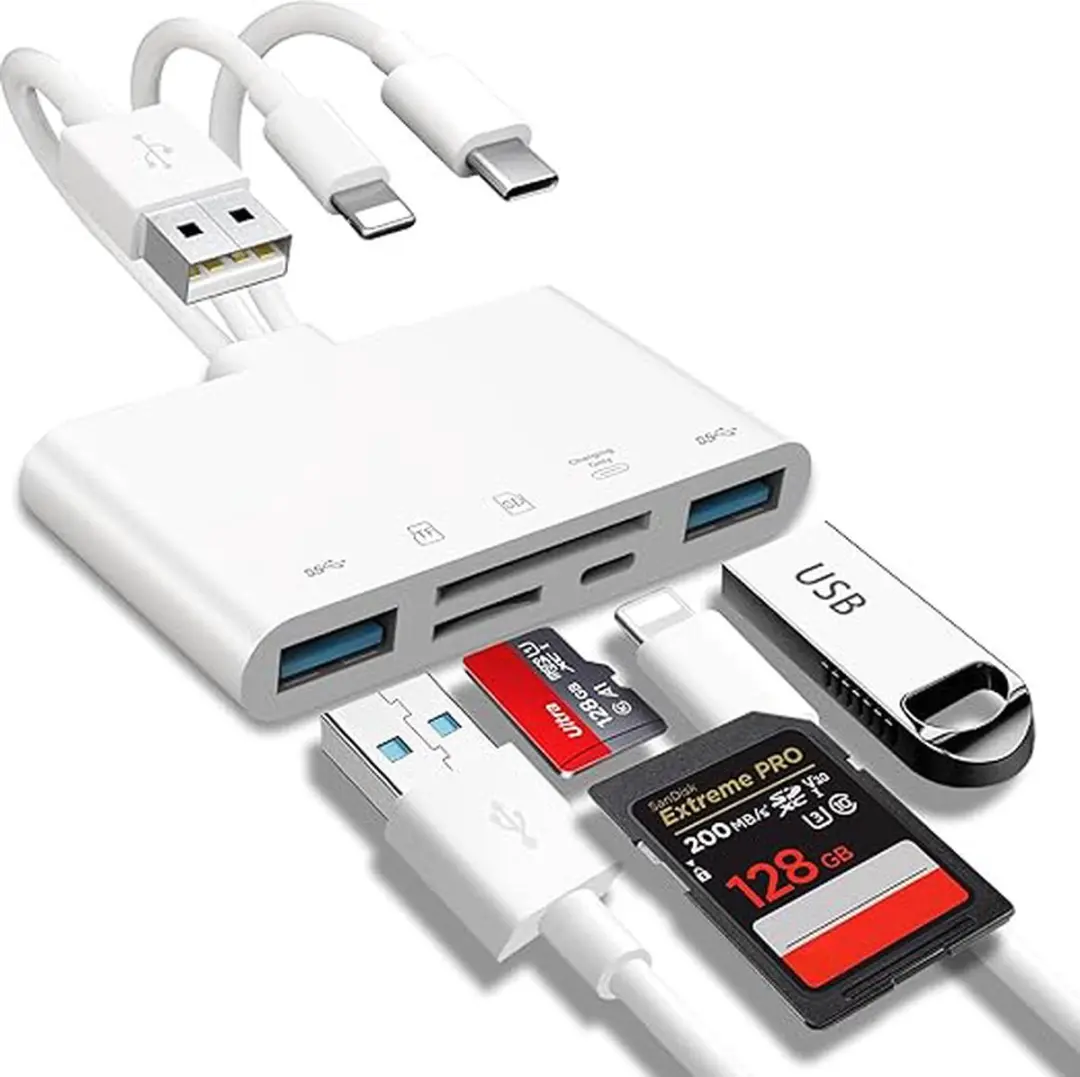 NÖRDIC CRD-013 Kaartlezer 5-in-1 USB3.0