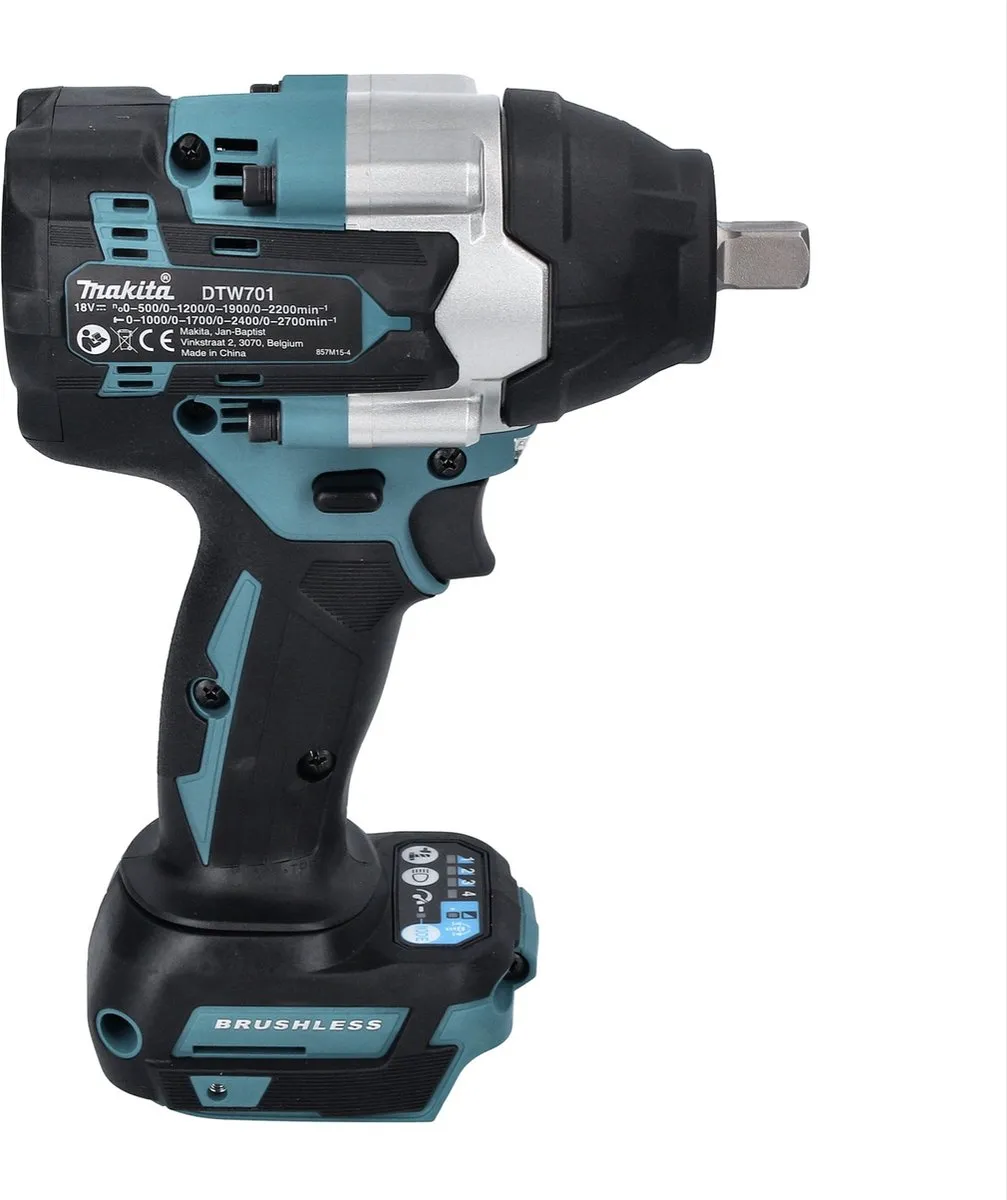 Makita DTW701RT Accu Slagmoersleutel 18V 700Nm - 2x 5.0Ah + Lader - afbeelding 3 van 5