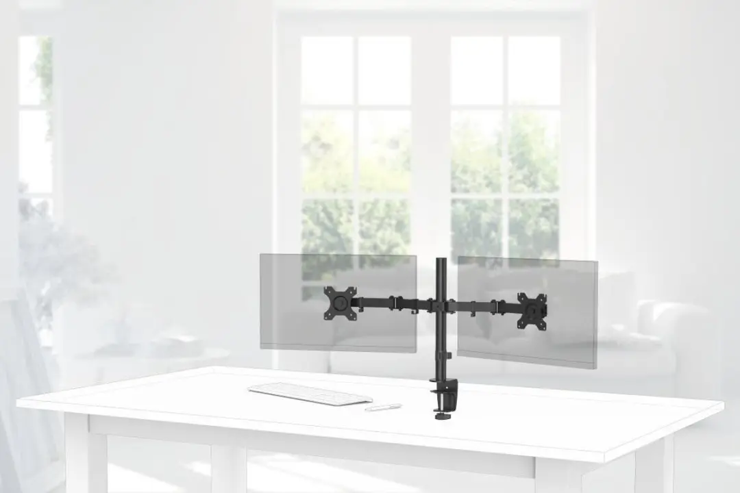 Hama Monitorhouder 2 Monitoren 00118491 - 13-32" - Zwart - afbeelding 6 van 6