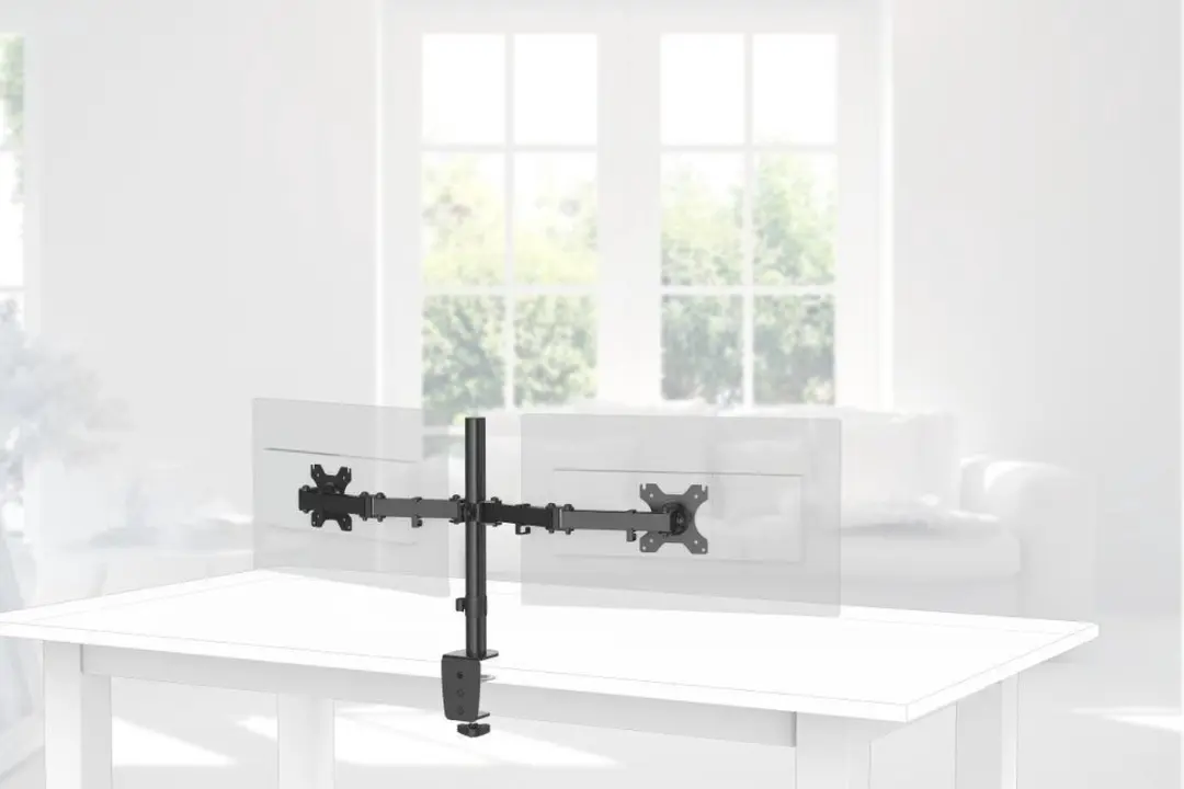 Hama Monitorhouder 2 Monitoren 00118491 - 13-32" - Zwart
