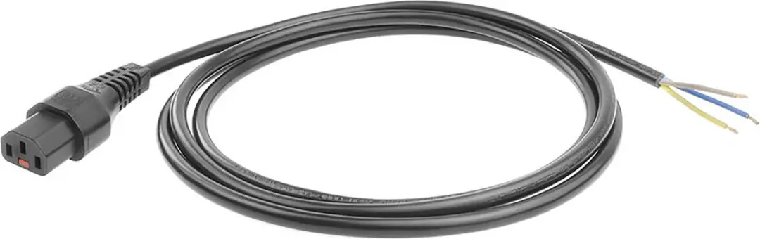 ACT PC1025 IEC Lock Netsnoer C13 - 2m - 5 Stuks
