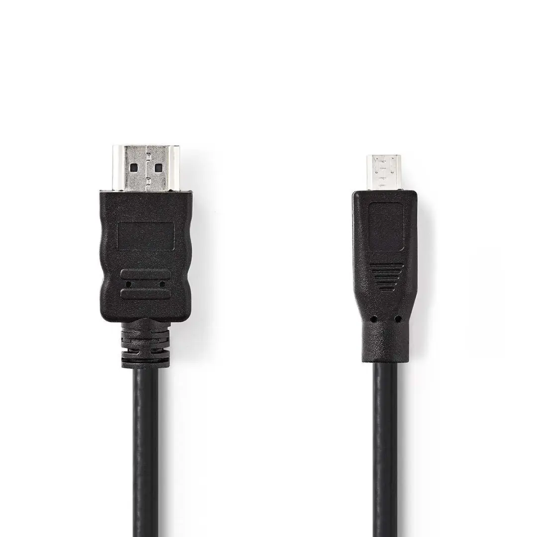 Nedis HDMI-Kabel CVGB34700BK20 4K 10.2Gbps 2m - Zwart