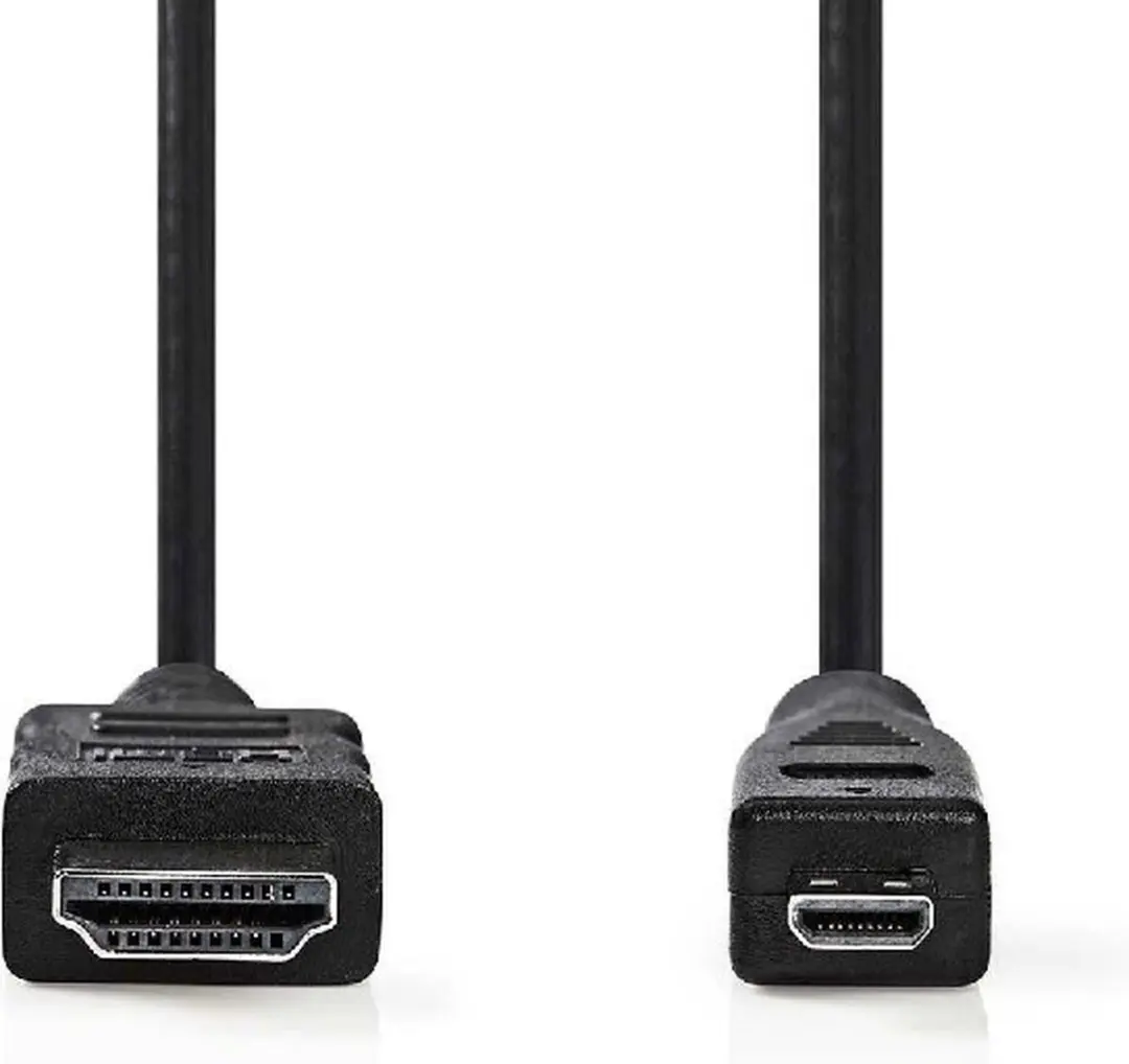 Nedis HDMI-Kabel CVGB34700BK20 4K 10.2Gbps 2m - Zwart
