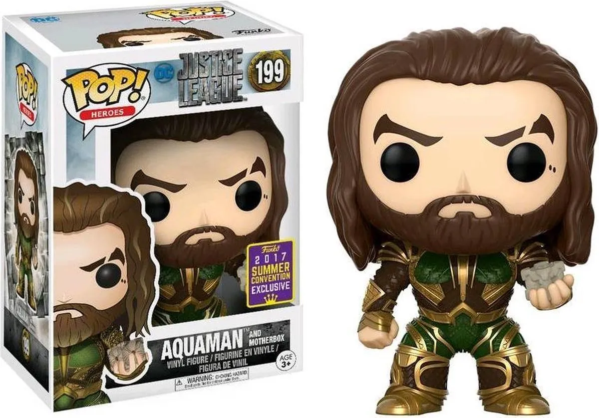 Funko Pop! Aquaman Met Motherbox #199 Verzamelfiguur - Limited Edition