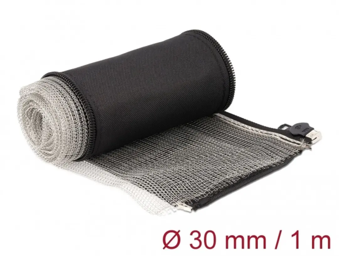 Delock EMI Afscherming Gevlochten Sleeves 30mm