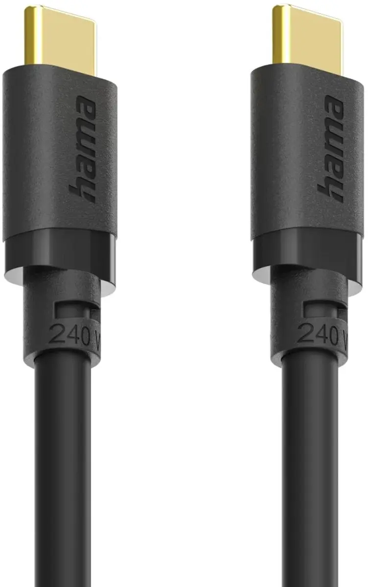 Hama USB-C Kabel 3.2 Gen1 00202008 - 0,75m - Zwart