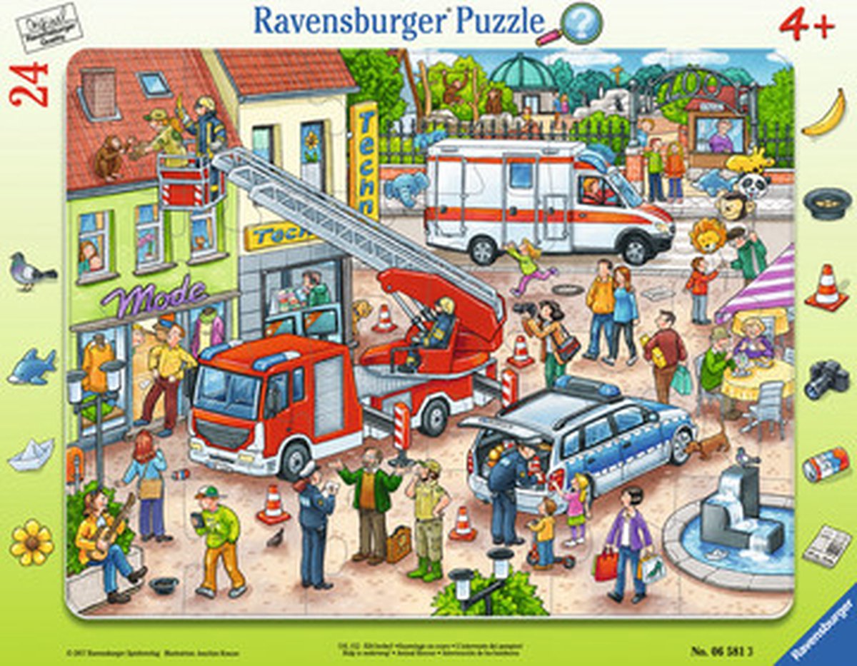 Ravensburger puzzel kinderpuzzel 24 stukjes Eilt herbei! educatief.