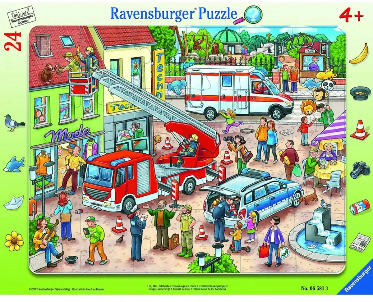 Ravensburger Kinderpuzzel 24 Stuks Multicolor - 06581