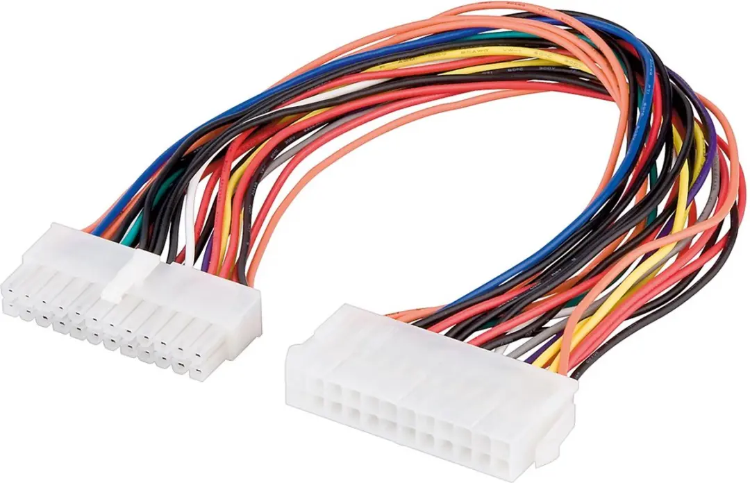 Goobay ATX 24-pins Voeding Verlengkabel 0,30m - 10 Stuks
