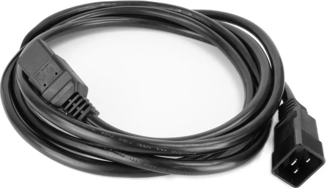 ACT AK5344 Netsnoer C20-C21 2m - Zwart