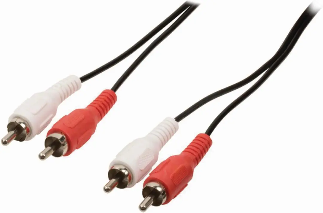 Nedis Stereo-Audiokabel CAGB24200BK15 - 2x RCA Male - 1.50m - Zwart