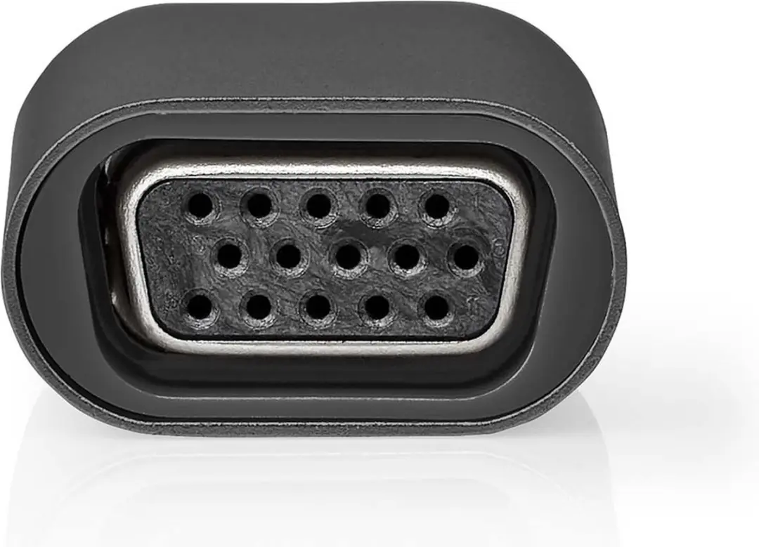 Nedis USB-C VGA Adapter CCGP64850GY - Full HD 1080p - Grijs/Zwart