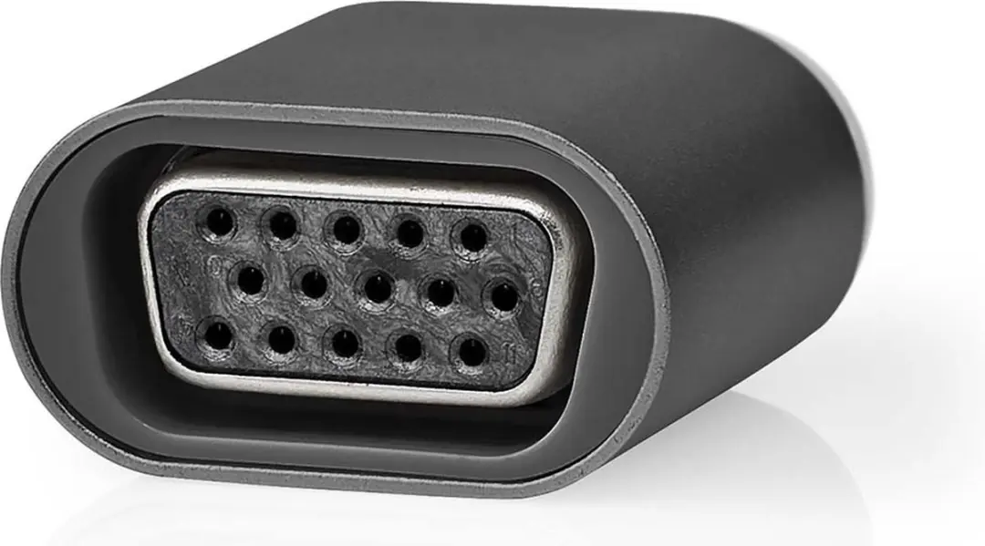 Nedis USB-C VGA Adapter CCGP64850GY - Full HD 1080p - Grijs/Zwart