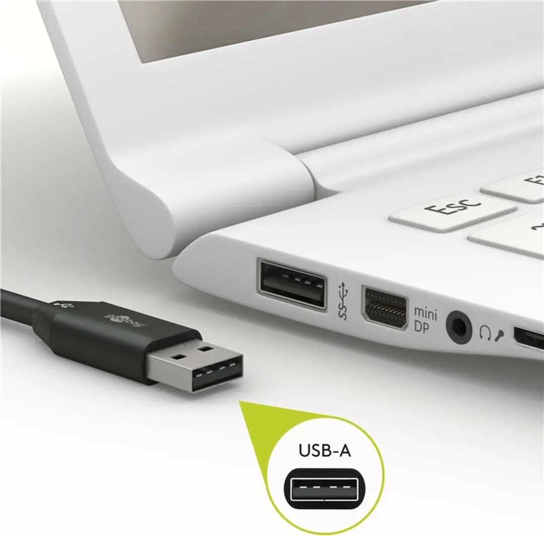 Goobay USB-C naar USB-A Kabel 1m - USB 2.0 - 10 Stuks