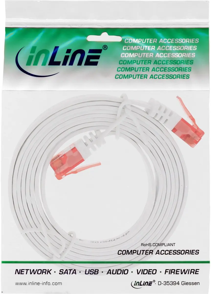 InLine Patchkabel Cat.6 U/UTP 3m - Wit