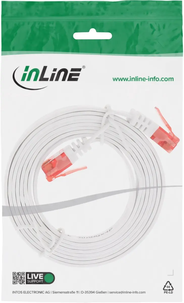 InLine Patchkabel Cat.6 U/UTP 3m - Wit