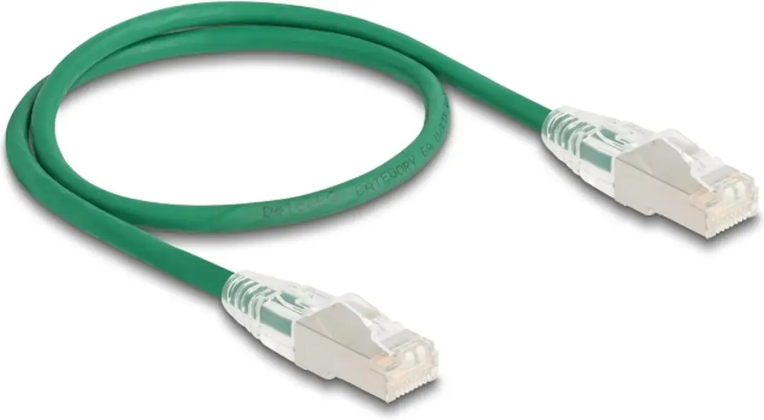 Delock RJ45 Cat.6A Kabel 0.5m - Groen